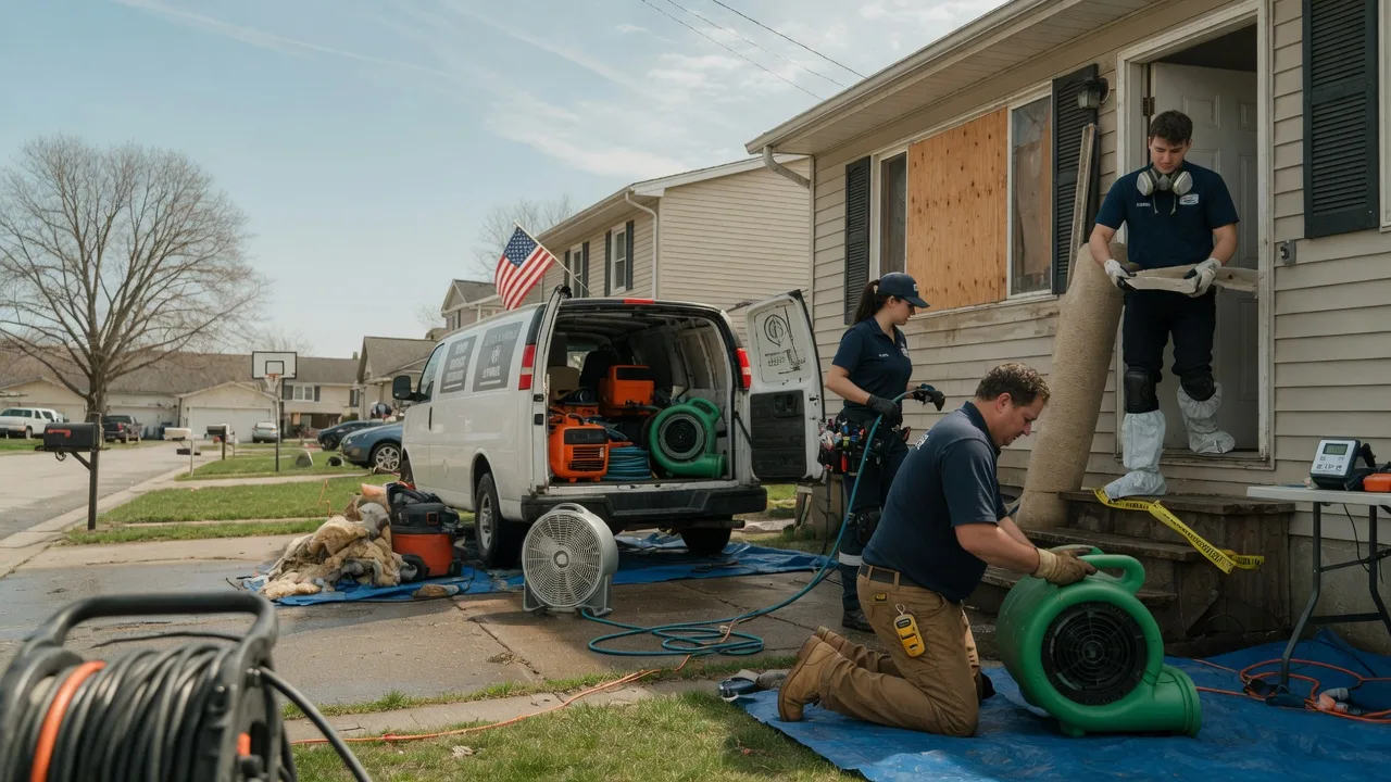 Water Damage Restoration in Everest, KS near me